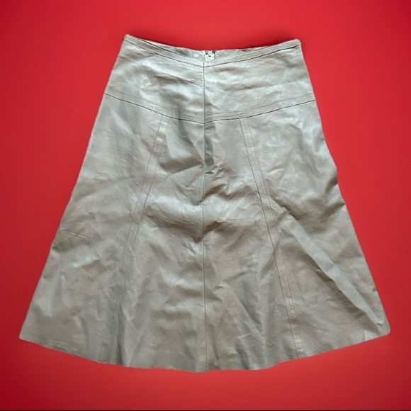 Vintage Blue Light blue Danier Blazer Skirt suit size Large Blazer 12 Skirt - Picture 6 of 8